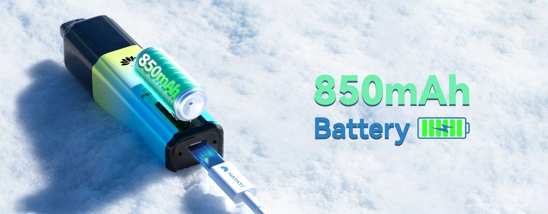 Hayati 6000 Puffs Jednorazowy Vape z wyświetlaczem LED
