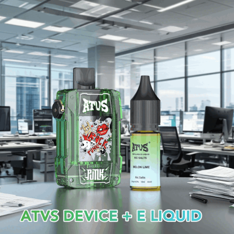 DE012 E-papierosy jednorazówka 7000 Puffs z możliwością ładowania i regulowanym przepływem powietrza ATVS Vape