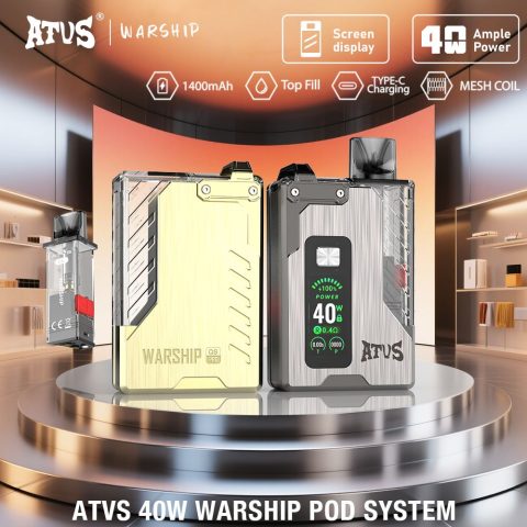 DE012 E-papierosy jednorazówka 7000 Puffs z możliwością ładowania i regulowanym przepływem powietrza ATVS Vape