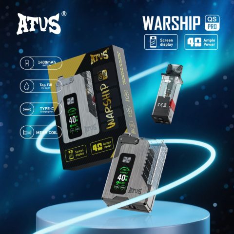 DE012 E-papierosy jednorazówka 7000 Puffs z możliwością ładowania i regulowanym przepływem powietrza ATVS Vape