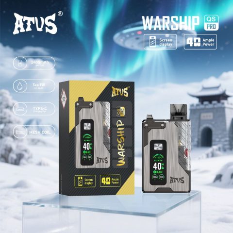 DE012 E-papierosy jednorazówka 7000 Puffs z możliwością ładowania i regulowanym przepływem powietrza ATVS Vape