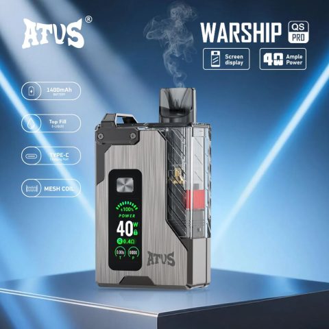 DE012 E-papierosy jednorazówka 7000 Puffs z możliwością ładowania i regulowanym przepływem powietrza ATVS Vape