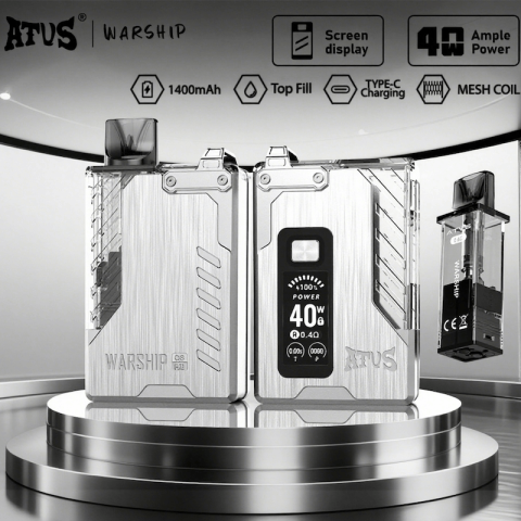 DE012 E-papierosy jednorazówka 7000 Puffs z możliwością ładowania i regulowanym przepływem powietrza ATVS Vape