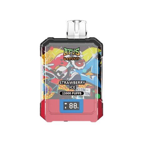 DE013A E-papierosy jednorazówka 12000 Puffs z wyświetlaczem LED i regulowanym przepływem powietrza