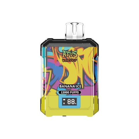 DE013A E-papierosy jednorazówka 12000 Puffs z wyświetlaczem LED i regulowanym przepływem powietrza