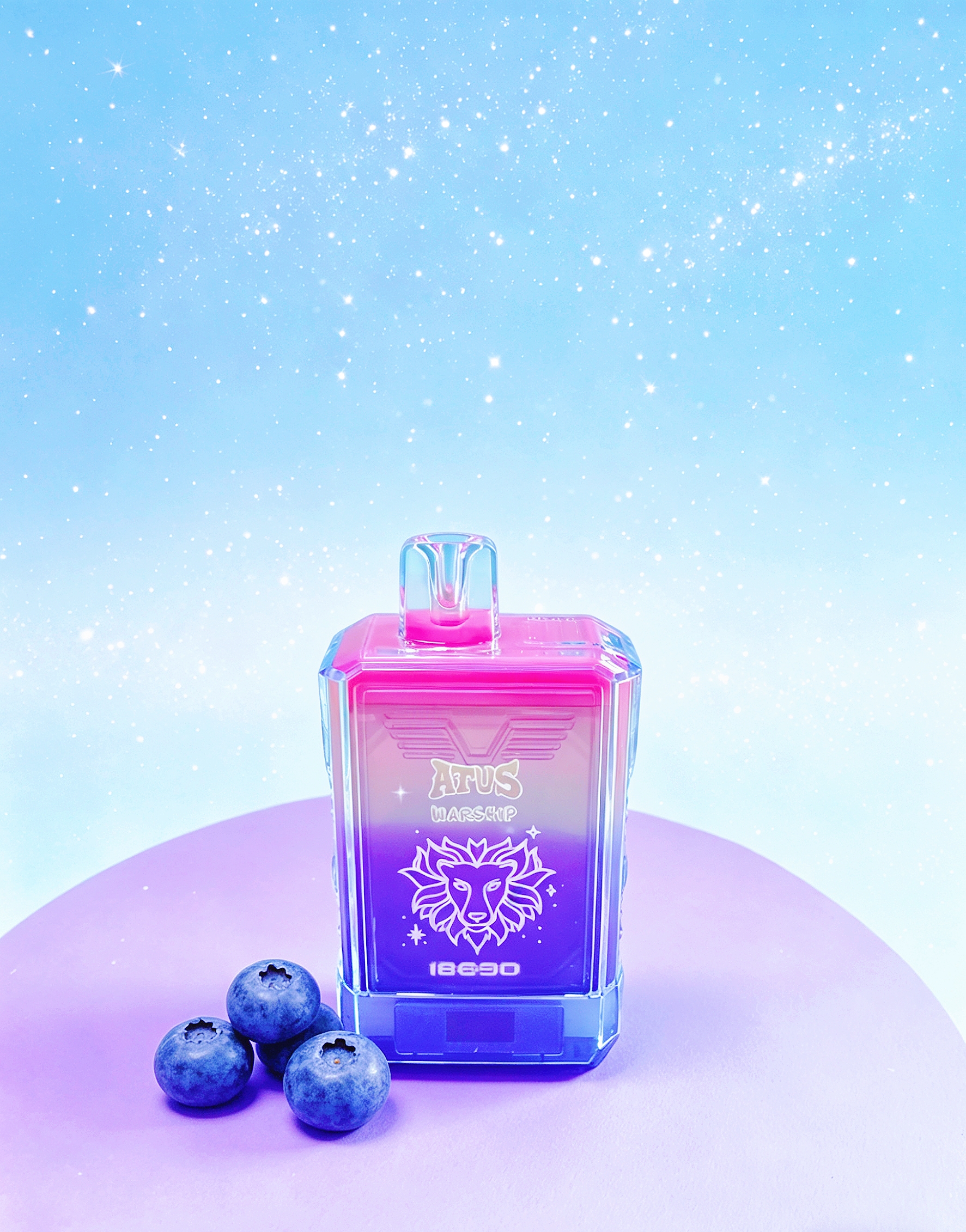 DE015 E-papierosy jednorazówka 18000 Puffs z wyświetlaczem LED i regulowanym przepływem powietrza, ładowany ATVS Vape