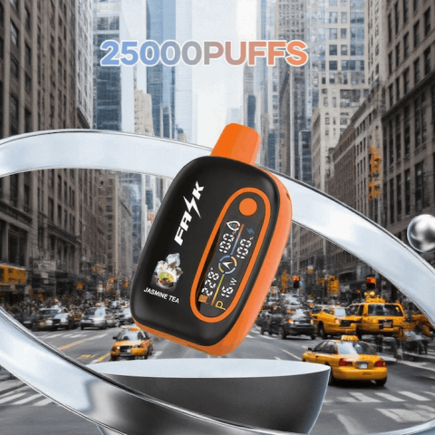 DE016 E-papierosy jednorazówka 25000 Puffs z wyświetlaczem LED i regulowanym przepływem powietrza, ładowalny ATVS Vape