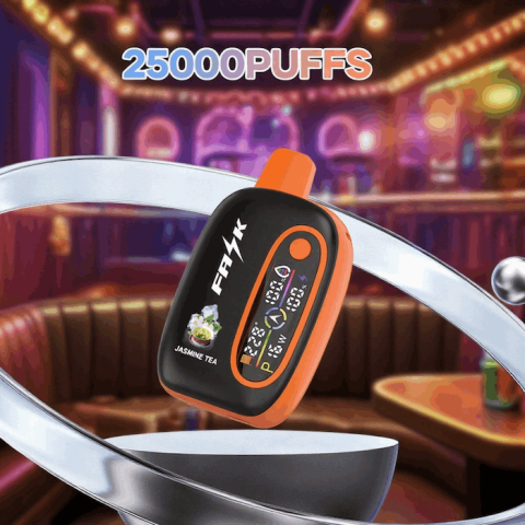 DE016 E-papierosy jednorazówka 25000 Puffs z wyświetlaczem LED i regulowanym przepływem powietrza, ładowalny ATVS Vape