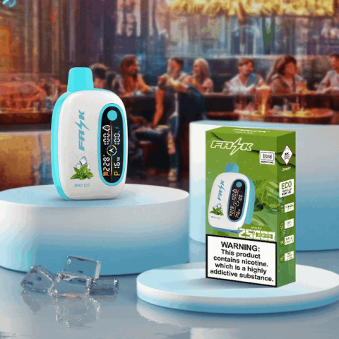 DE016 E-papierosy jednorazówka 25000 Puffs z wyświetlaczem LED i regulowanym przepływem powietrza, ładowalny ATVS Vape