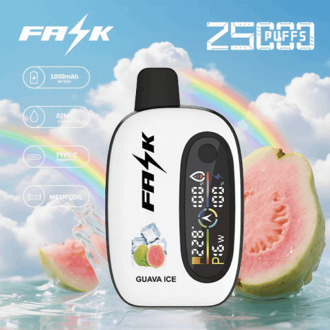 DE016 E-papierosy jednorazówka 25000 Puffs z wyświetlaczem LED i regulowanym przepływem powietrza, ładowalny ATVS Vape