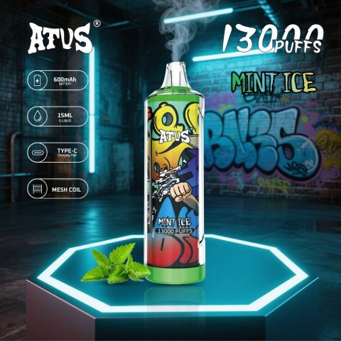 DE018 13000 zaciągnięć Jednorazowy Vape z akumulatorem ATVS Vape