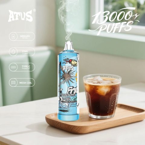 DE018 13000 zaciągnięć Jednorazowy Vape z akumulatorem ATVS Vape