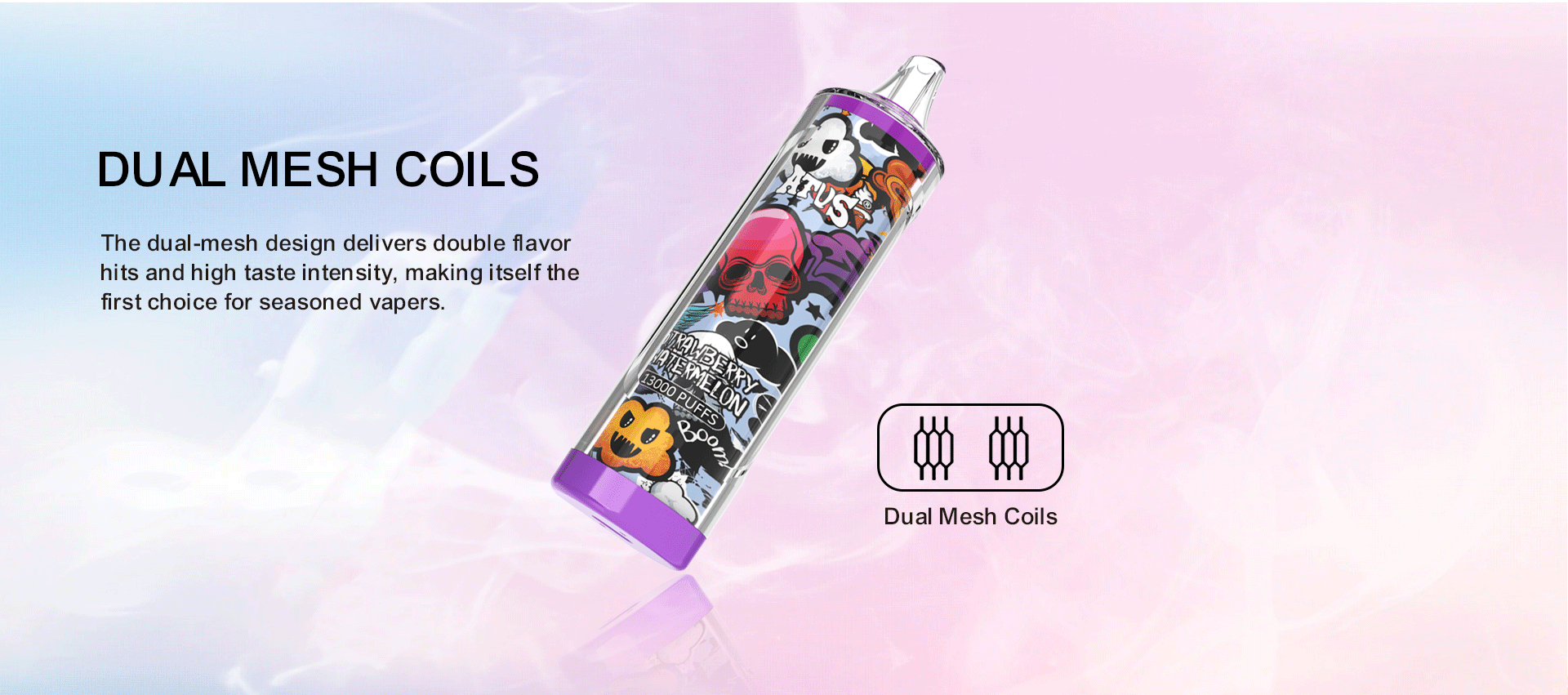 DE018 13000 zaciągnięć Jednorazowy Vape z akumulatorem ATVS Vape