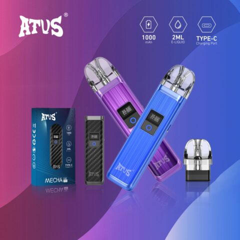 DE019 możliwością ponownego napełniania Pod z Urządzenie systemowe z zestawem kapsułek ATVS Vape