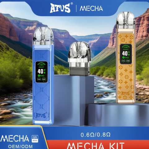 DE019MINI możliwością ponownego napełniania Pod z Urządzenie systemowe z zestawem kapsułek ATVS Vape