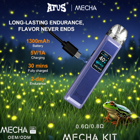 DE019MINI możliwością ponownego napełniania Pod z Urządzenie systemowe z zestawem kapsułek ATVS Vape