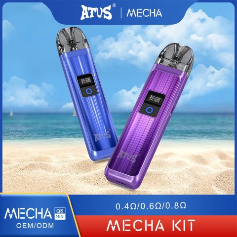 DE019MINI możliwością ponownego napełniania Pod z Urządzenie systemowe z zestawem kapsułek ATVS Vape