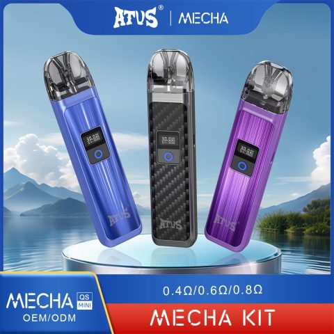 DE019MINI możliwością ponownego napełniania Pod z Urządzenie systemowe z zestawem kapsułek ATVS Vape