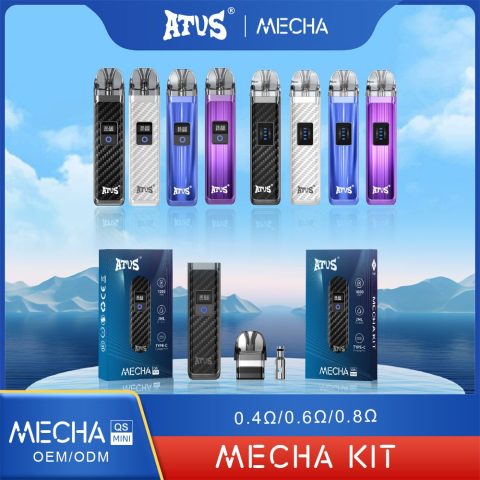 DE019MINI możliwością ponownego napełniania Pod z Urządzenie systemowe z zestawem kapsułek ATVS Vape