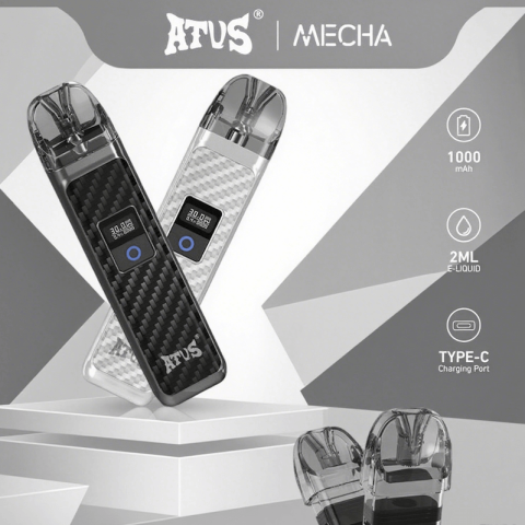 DE019MINI możliwością ponownego napełniania Pod z Urządzenie systemowe z zestawem kapsułek ATVS Vape