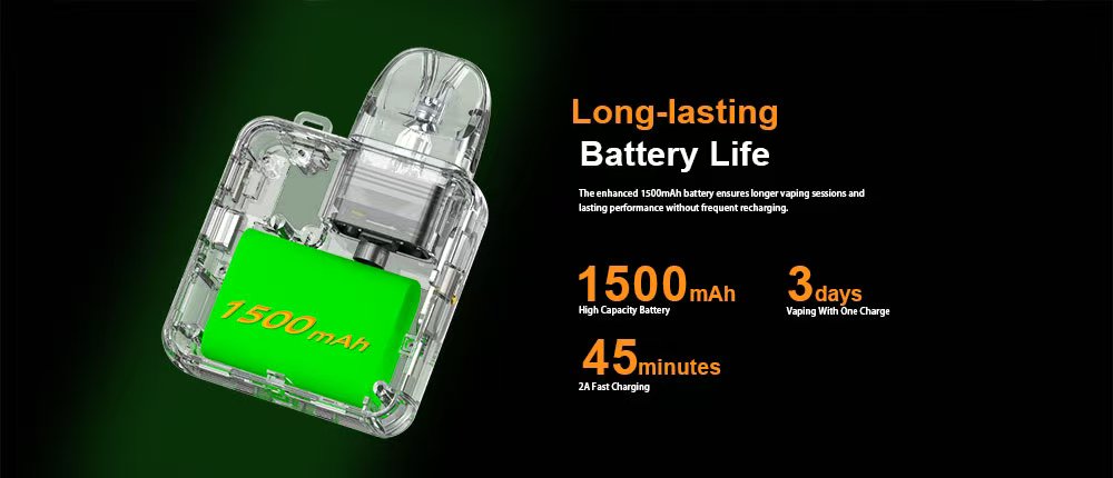DE019PRO możliwością ponownego napełniania Pod z Urządzenie systemowe z zestawem kapsułek ATVS Vape