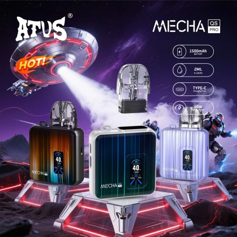 DE019PRO możliwością ponownego napełniania Pod z Urządzenie systemowe z zestawem kapsułek ATVS Vape