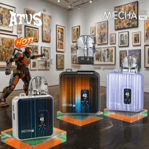 DE019PRO możliwością ponownego napełniania Pod z Urządzenie systemowe z zestawem kapsułek ATVS Vape