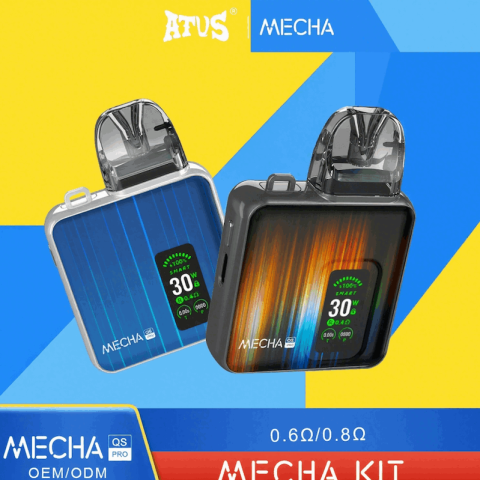 DE019PRO możliwością ponownego napełniania Pod z Urządzenie systemowe z zestawem kapsułek ATVS Vape