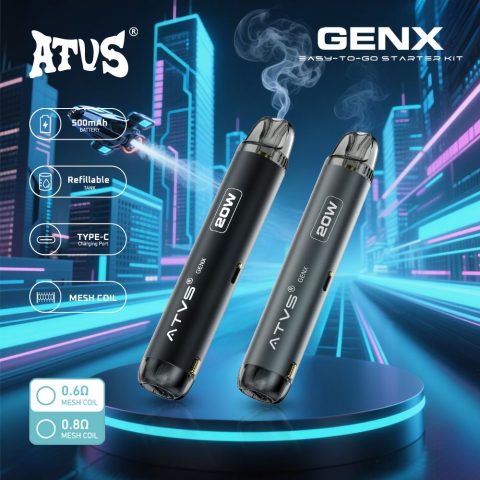 DE020 Zestaw urządzeń do napełniania wkładów z regulowanym przepływem powietrza MTL RDL ATVS Vape