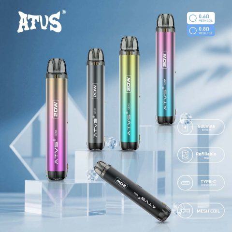 DE020 Zestaw urządzeń do napełniania wkładów z regulowanym przepływem powietrza MTL RDL ATVS Vape