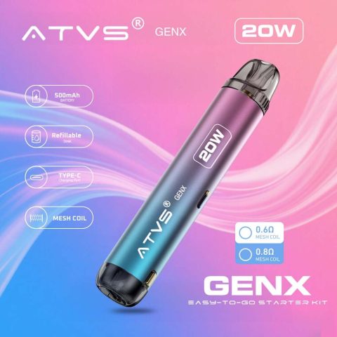 DE020 Zestaw urządzeń do napełniania wkładów z regulowanym przepływem powietrza MTL RDL ATVS Vape