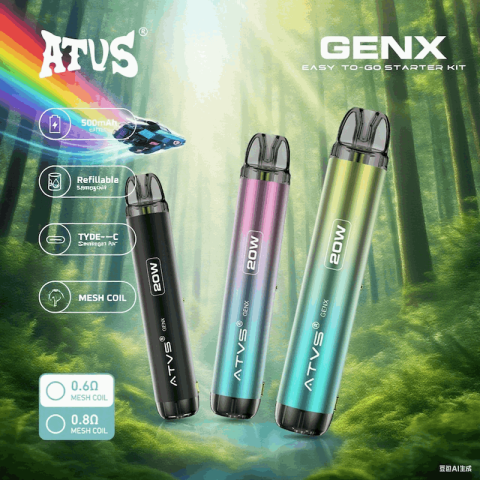 DE020 Zestaw urządzeń do napełniania wkładów z regulowanym przepływem powietrza MTL RDL ATVS Vape