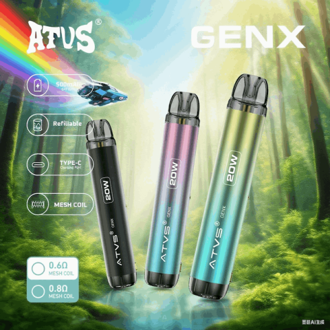 DE020 Zestaw urządzeń do napełniania wkładów z regulowanym przepływem powietrza MTL RDL ATVS Vape