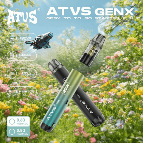 DE020 Zestaw urządzeń do napełniania wkładów z regulowanym przepływem powietrza MTL RDL ATVS Vape