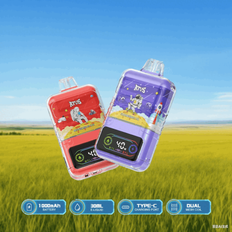 DE021 E-papierosy jednorazówka 30000 Puffs z wyświetlaczem LED i regulowanym przepływem powietrza MTL DTL ATVS Vape