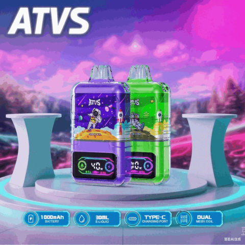 DE021 E-papierosy jednorazówka 30000 Puffs z wyświetlaczem LED i regulowanym przepływem powietrza MTL DTL ATVS Vape