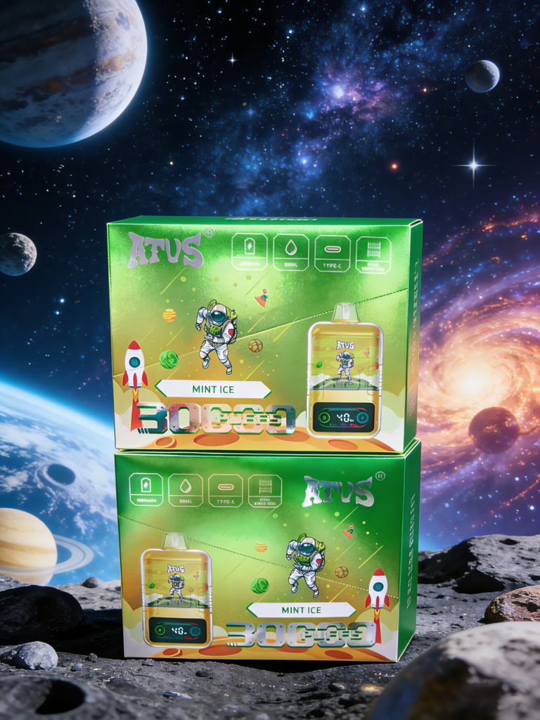 DE021 E-papierosy jednorazówka 30000 Puffs z wyświetlaczem LED i regulowanym przepływem powietrza MTL DTL ATVS Vape