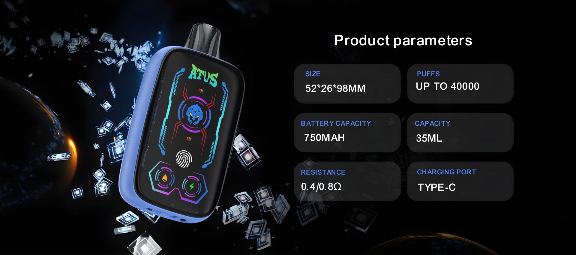 DE023 Zestaw urządzeń do napełniania wkładów z regulowanym przepływem powietrza MTL RDL ATVS Vape