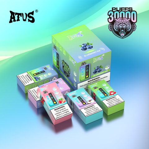 DE026 30000 puffs wepomable vape z ekranem wyświetlającym LED i regulowanym przepływem powietrza ATVS Vape