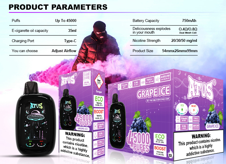 DE027 Zestaw urządzeń do napełniania wkładów z regulowanym przepływem powietrza MTL RDL ATVS Vape