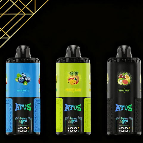 DE030 60000 Puffs Jednorazowy Vape z inteligentnym wyświetlaczem i możliwością szybkiego ładowania smaku ATVS Vape