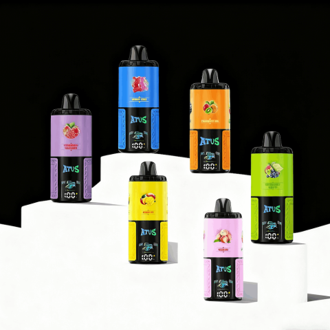 DE030 60000 Puffs Jednorazowy Vape z inteligentnym wyświetlaczem i możliwością szybkiego ładowania smaku ATVS Vape